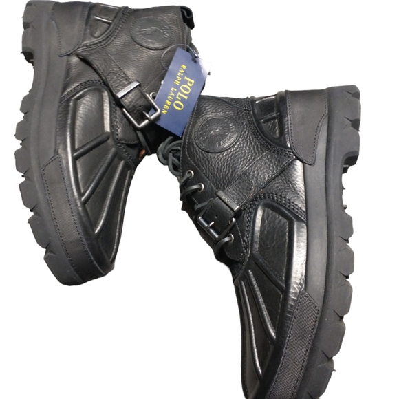 POLO Ralph Lauren OSLO Low BT 11D Duck Boot Leather Upper NWT - Picture 2 of 11